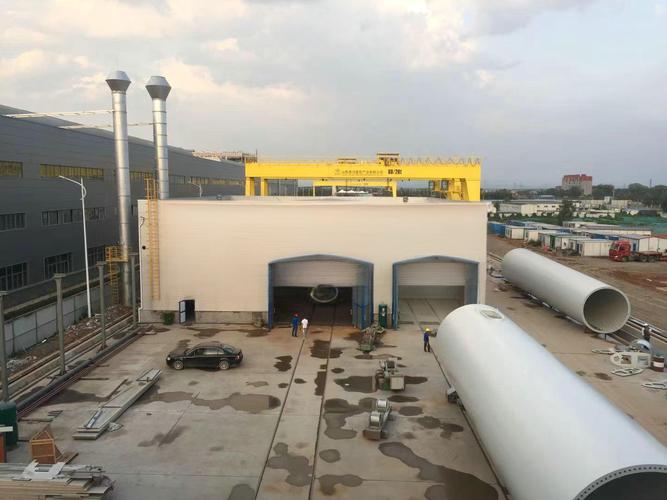 大型风电塔筒喷砂房