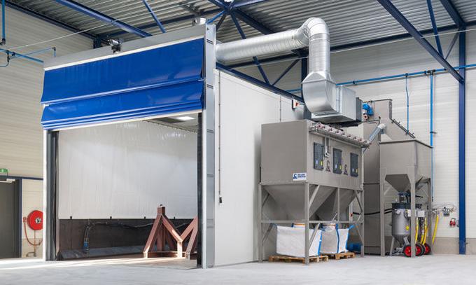 人力回砂/回收喷砂房