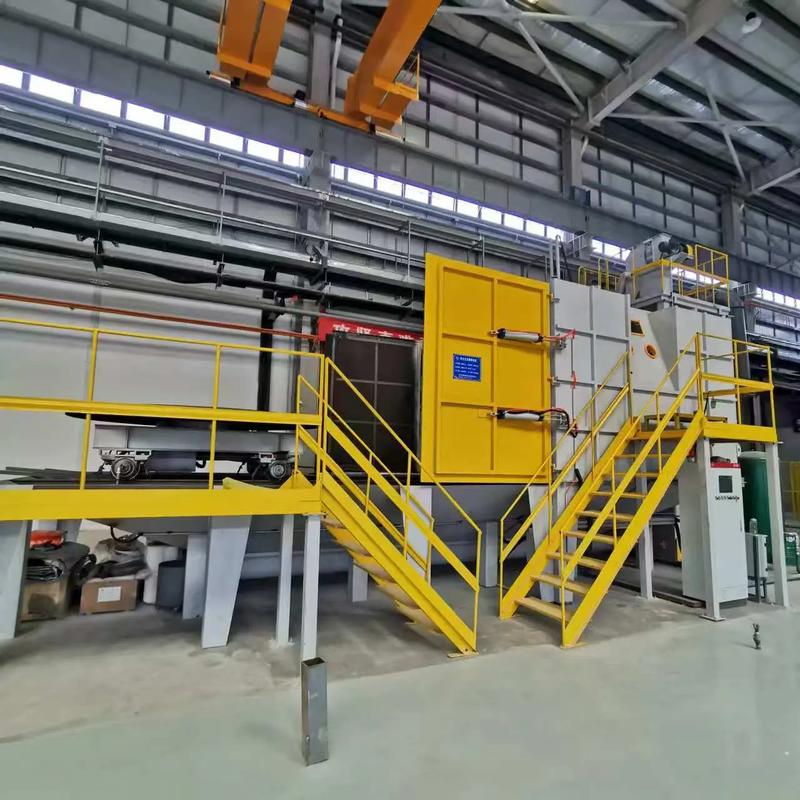 大型台车式喷砂房