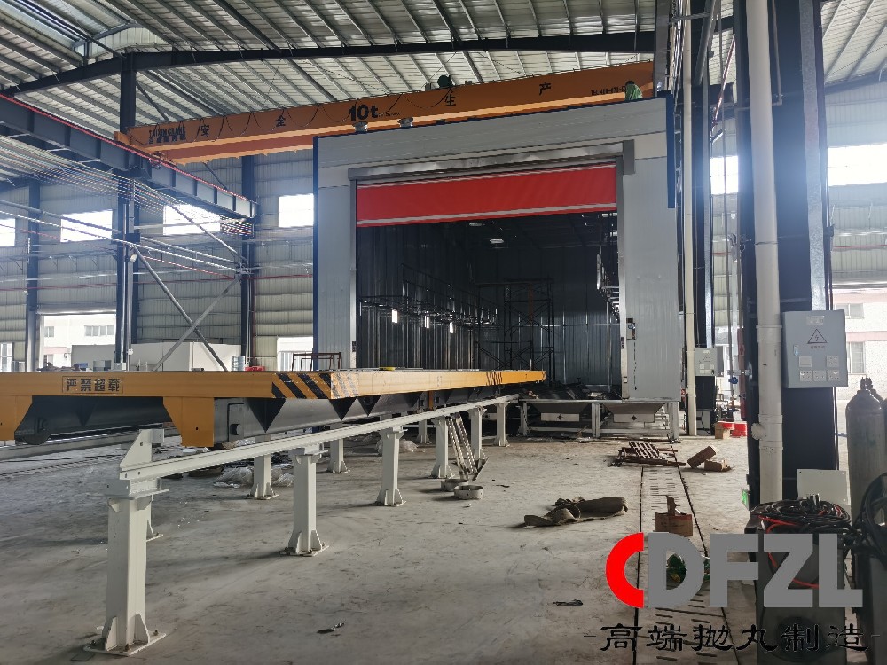 无地坑一体式喷砂房