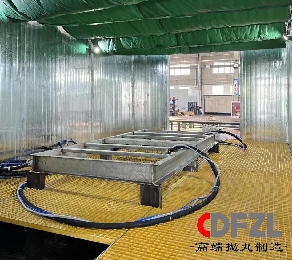 大型钢结构件喷砂房